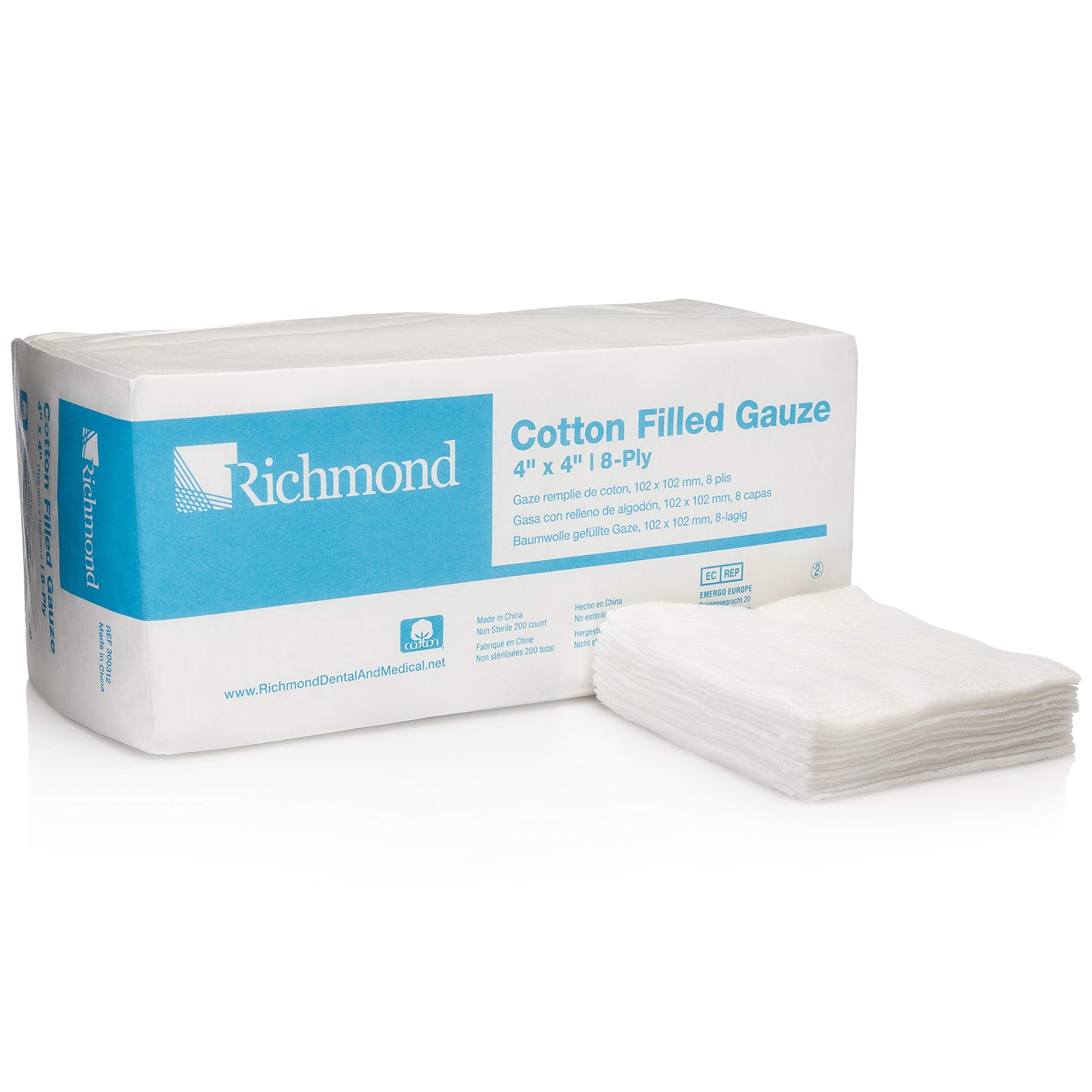 Richmond Dental 300312 Cotton Filled Sponges 4 Richmond Dental 300312 Cotton Filled Sponges 4